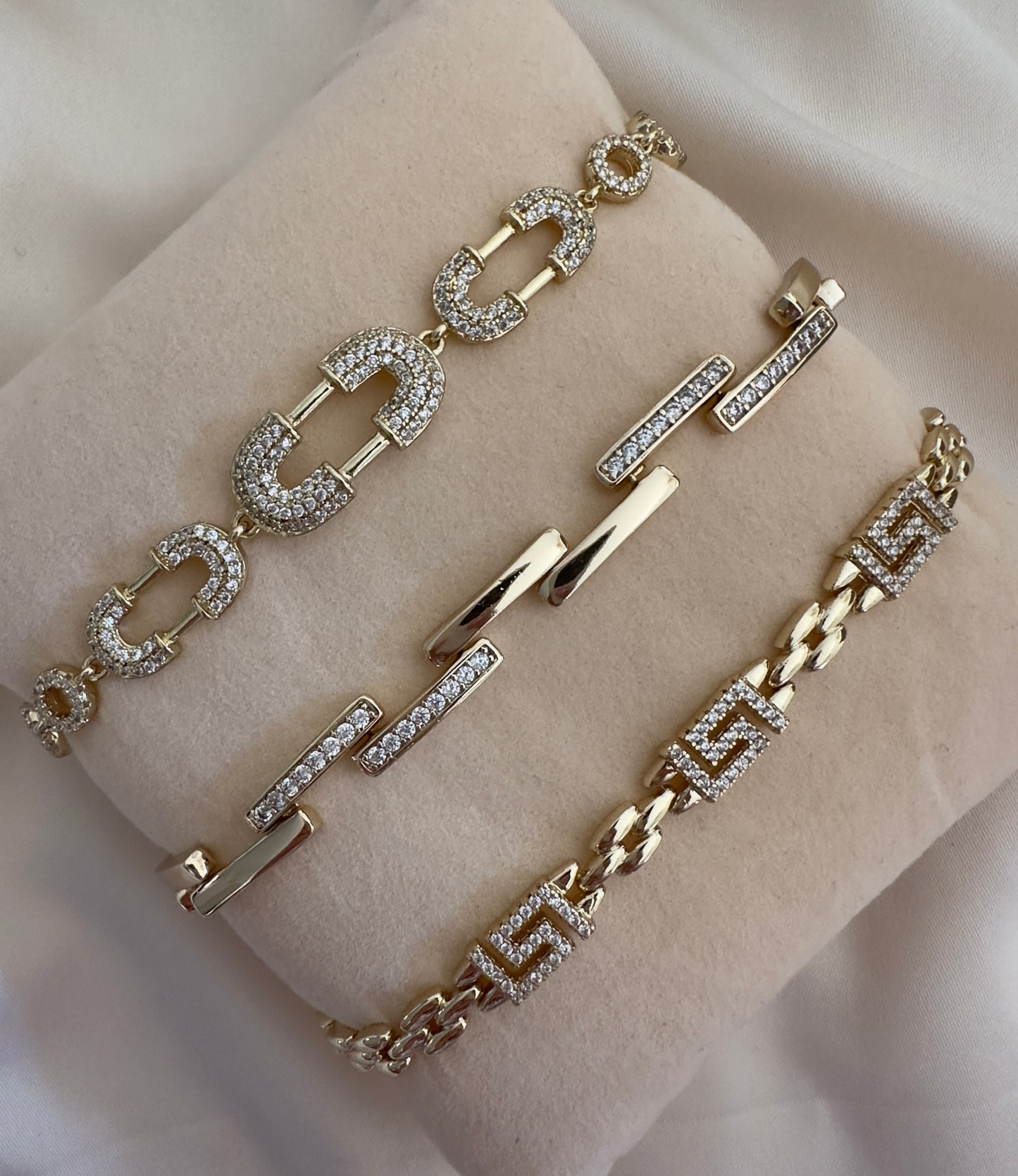 Pulseras Oro laminado 14k