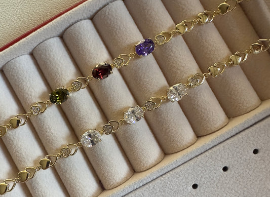 Pulseras oro laminado 14k