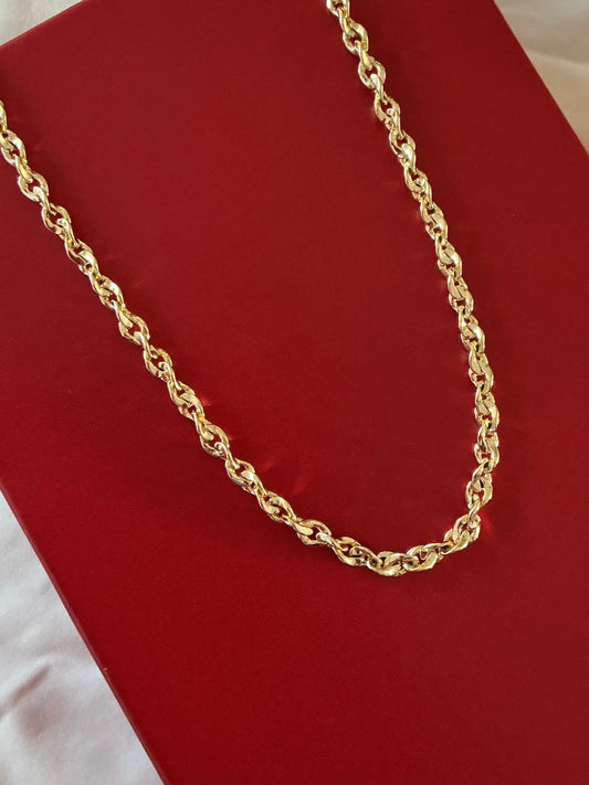 Cadena oro laminado 14k