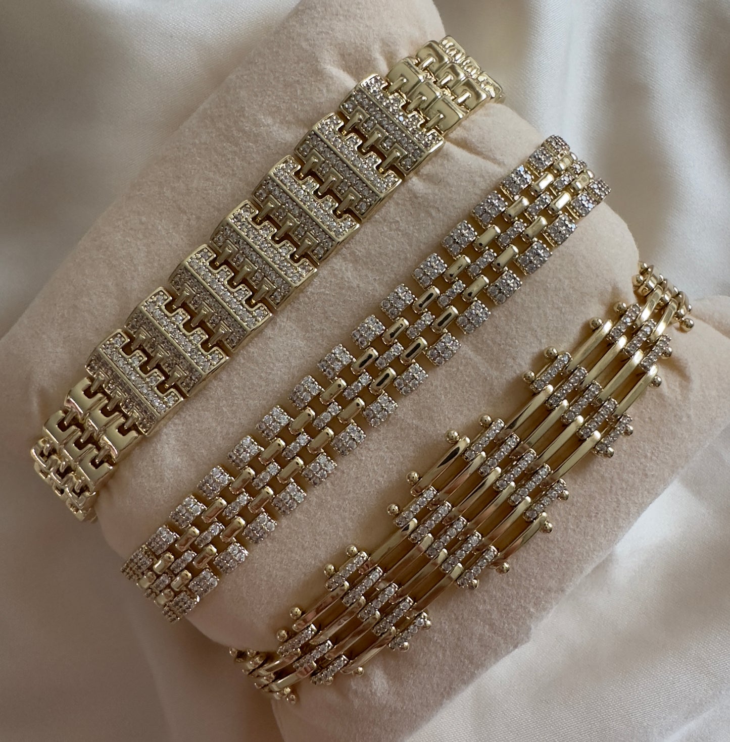 Pulseras Oro laminado 14k