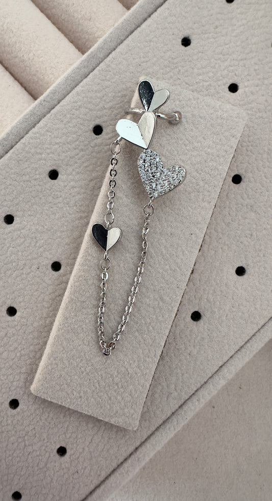 Piercing Corazón ||Pendiente Oreja