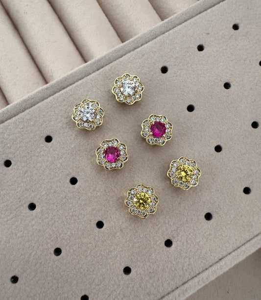 Pendientes||Flores
