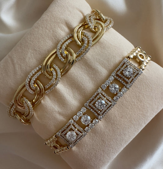 Pulseras Oro laminado 14k