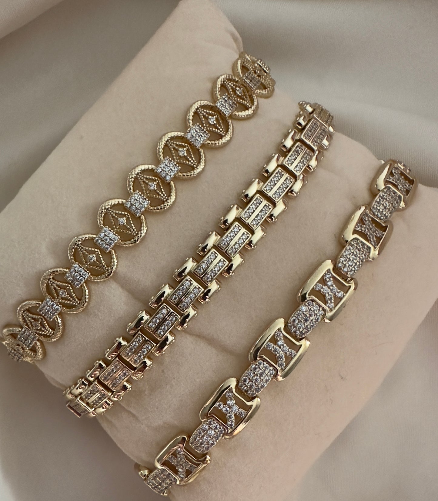 Oro laminado 14k||Pulseras
