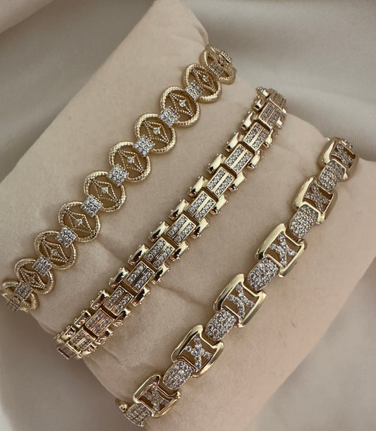 Oro laminado 14k||Pulseras