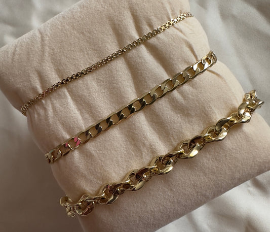 Pulseras Oro Laminado 14k