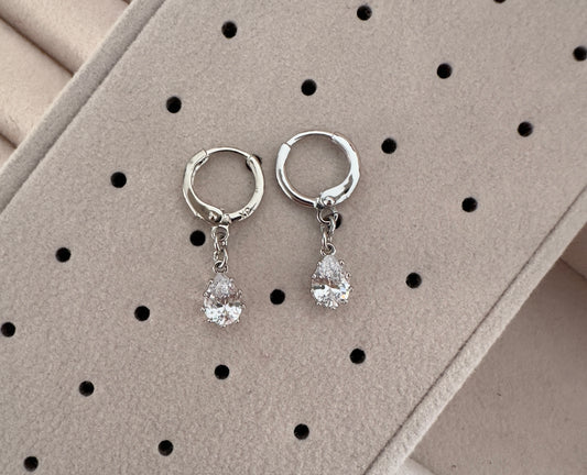 Pendientes||Lagrimal cristal