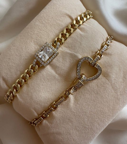 Pulseras Oro laminado 14k
